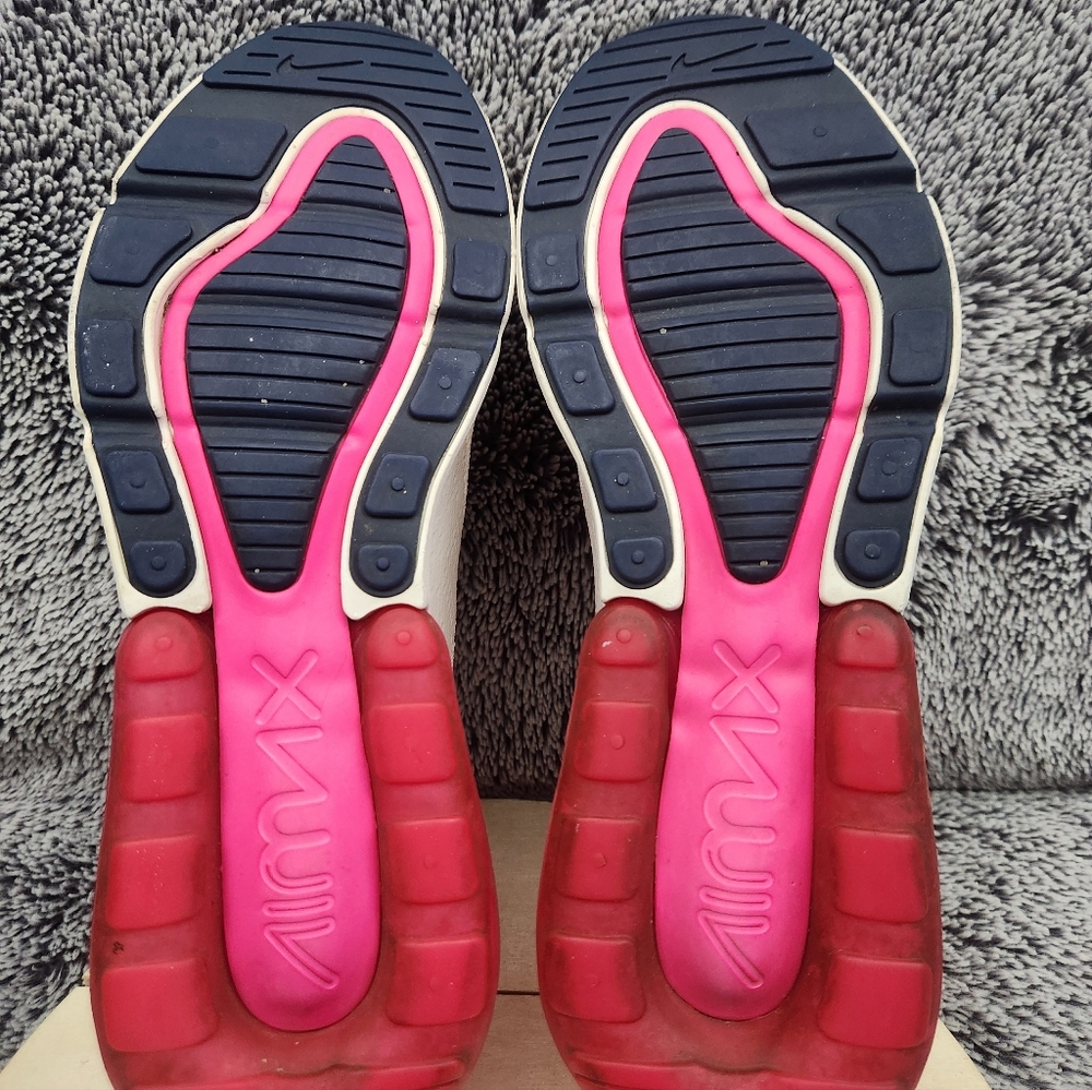 Nike Air Max 270 'Sorbet' White/Laser Fuchsia Shoes Women’s Size 9 - Picture 8 of 9